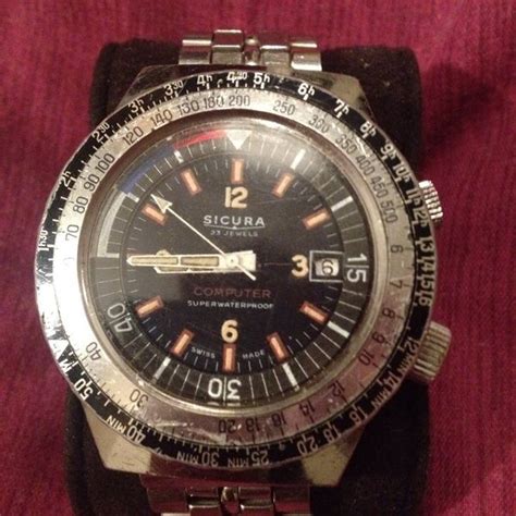 sicura superwaterproof breitling diver plongeur|FS .